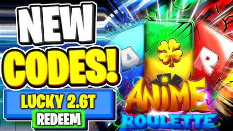 Anime Roulette codes (April 2024) .
